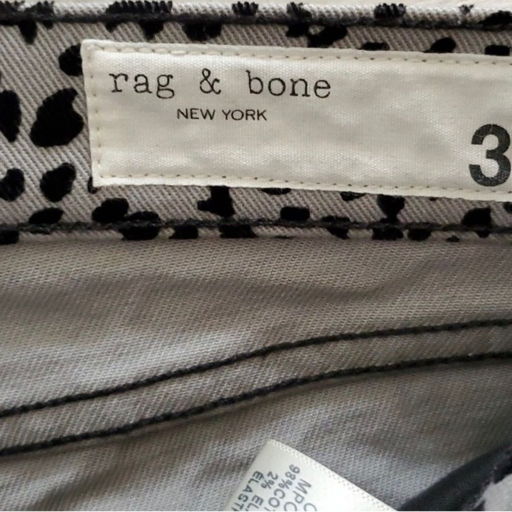 #308 Rag & Bone Hana Velvet Print Cheetah Jeans - image 8